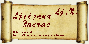 Ljiljana Naerac vizit kartica